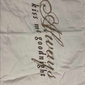 Always kiss me good night